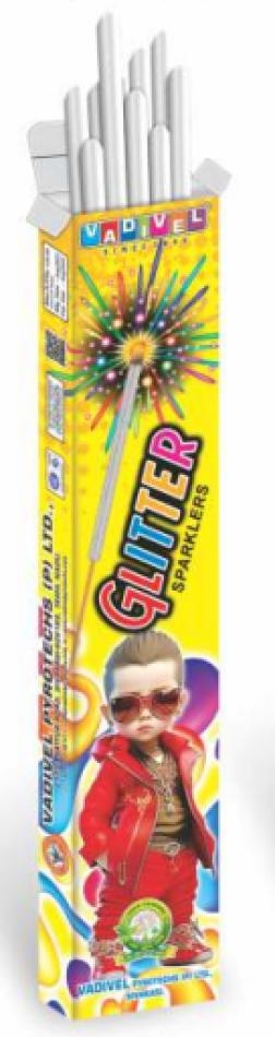 10 Cm Glittering Sparklers – 50 Pcs Box | Vadivel Fireworks | Umayal Traders