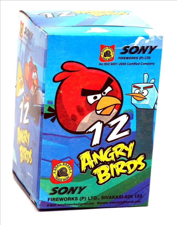 12 Angry Bird – 12 Shot Repeating Shooter | Sony Fireworks | Umayal Traders