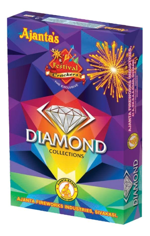 Diamond Gift Box – 40 Assorted Fireworks | Ajanta Fireworks | Umayal Traders