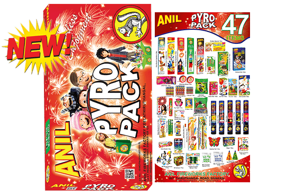 PYRO Gift Box – 47 Eco-Friendly Crackers | Anil Fireworks, Sivakasi