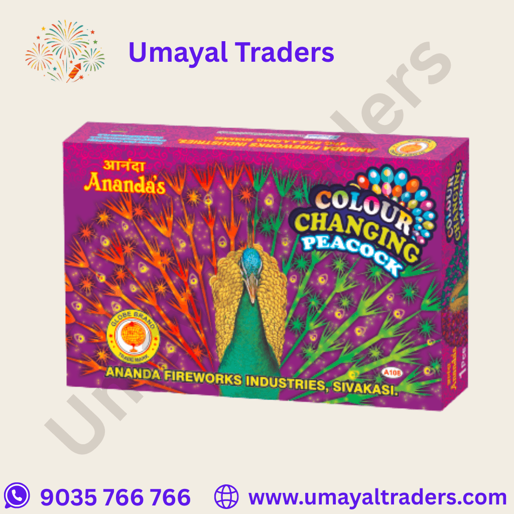 Ananda Color Changing Peacock (Red to Green)