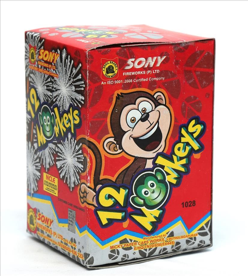 12 Monkeys – 12 Shot Repeating Shooter | Sony Fireworks | Umayal Traders