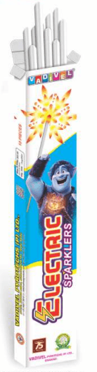 15 Cm Electric Sparklers – 20 PCS Box | Vadivel Fireworks | Umayal Traders