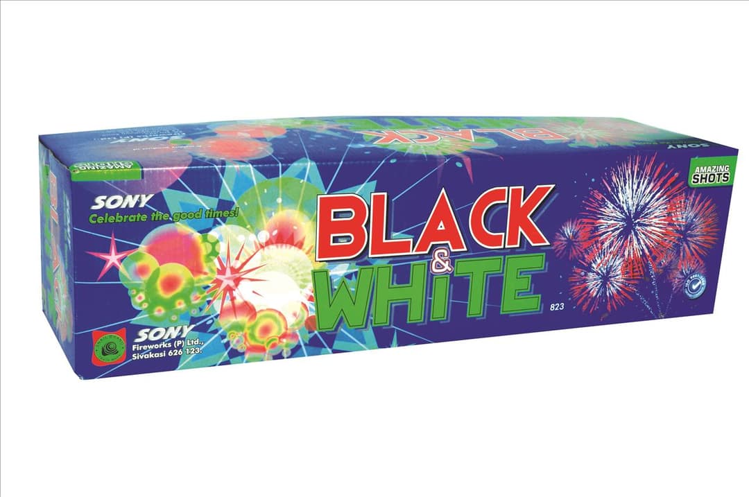 Black & White (30 Shot) – High-Impact Repeating Shooter | Sony Fireworks | Umayal Traders