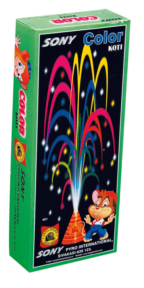 Colour Koti (1 Box) – 1000 Bursts of Colorful Joy | Sony Fireworks | Umayal Traders
