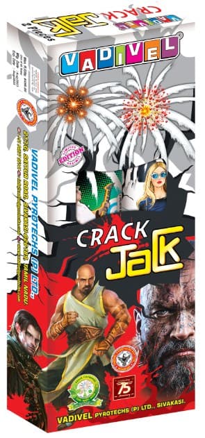 Crack Jack – 4" Premium Aerial Shells (2 PCS/Box) | Vadivel Fireworks | Umayal Traders