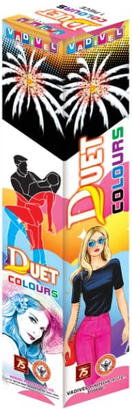 Duet Colours – Aerial Shells 4" (Single Piece) | Vadivel Fireworks | Umayal Traders