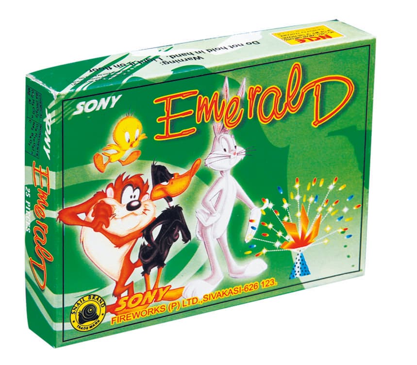 Emerald Foils (10 Piece) – Sony Fireworks | Umayal Traders
