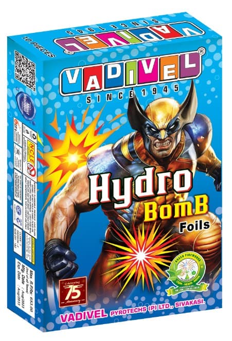Hydro Foils (Micro Cord Fuse) – 10 PCS/BOX | Sonic Whirl & Spark | Exclusive Crackers from Umayal Traders