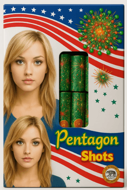 1' Pentagon (5 Colour Out)