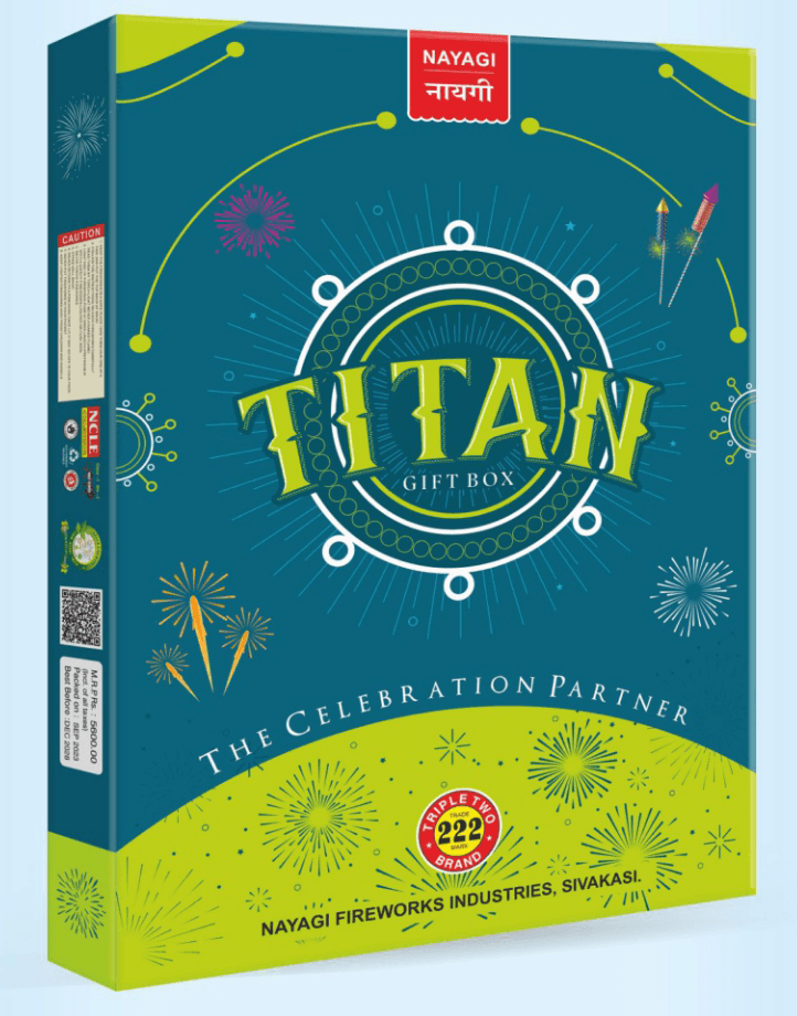 Titan Giftbox – 30 Premium Fireworks by Nayagi | Curated by Umayal Traders