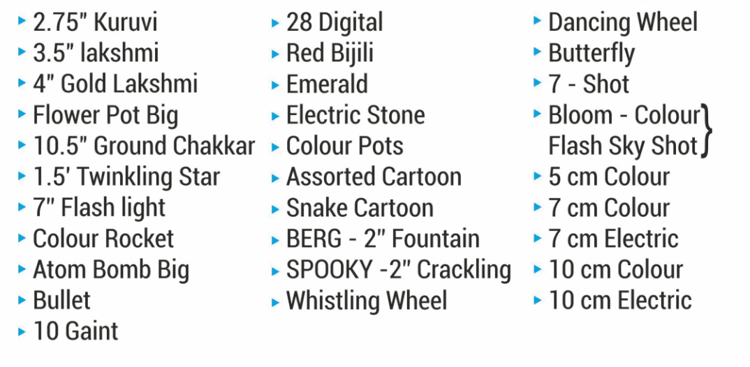 Titan Giftbox – 30 Premium Fireworks By Nayagi | Curated By Umayal Traders thumbnail