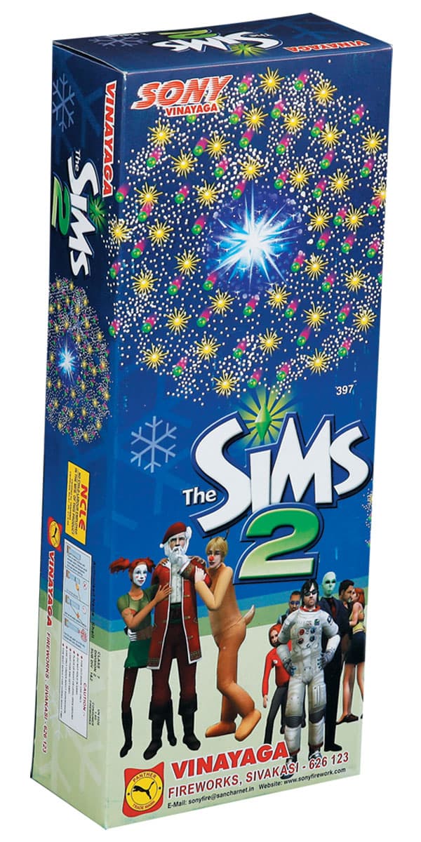 Sims 2 (2 Piece) – Hi-Fashion Fancy Fireworks | Sony Fireworks | Umayal Traders