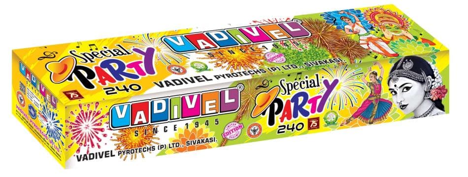 Special Party 240 – 20mm Multi Aerial Shots | Vadivel Fireworks | Umayal Traders