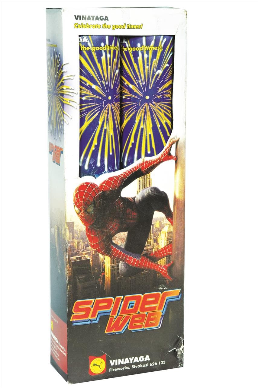 Spider Web (2 Piece) – 5" Tropical Series | Fancy Shots From Sony Fireworks | Umayal Traders thumbnail