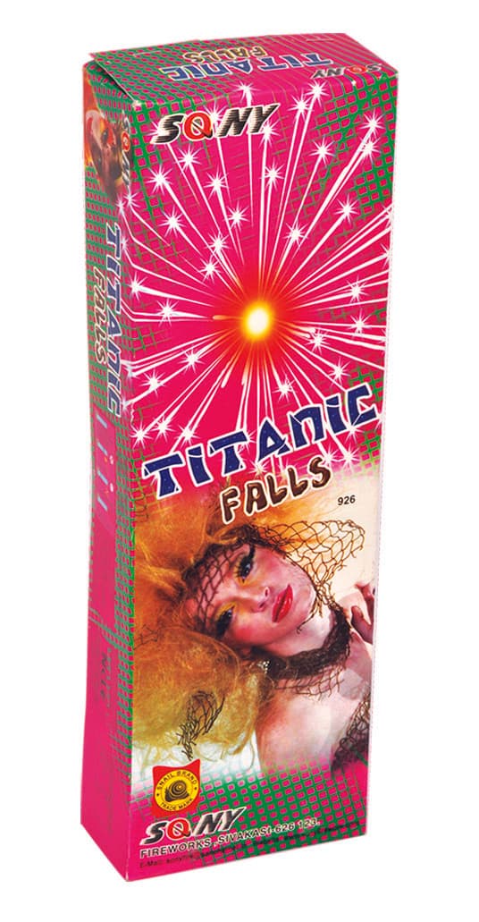 Titanic Falls (2 Piece) – Grand Cascading Crackers | Sony Fireworks | Umayal Traders