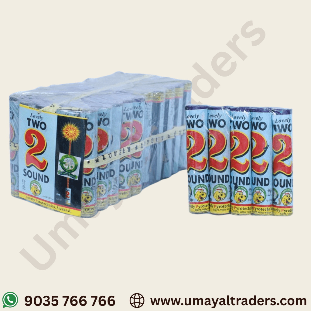4" Two Sound Green Files Crackers
