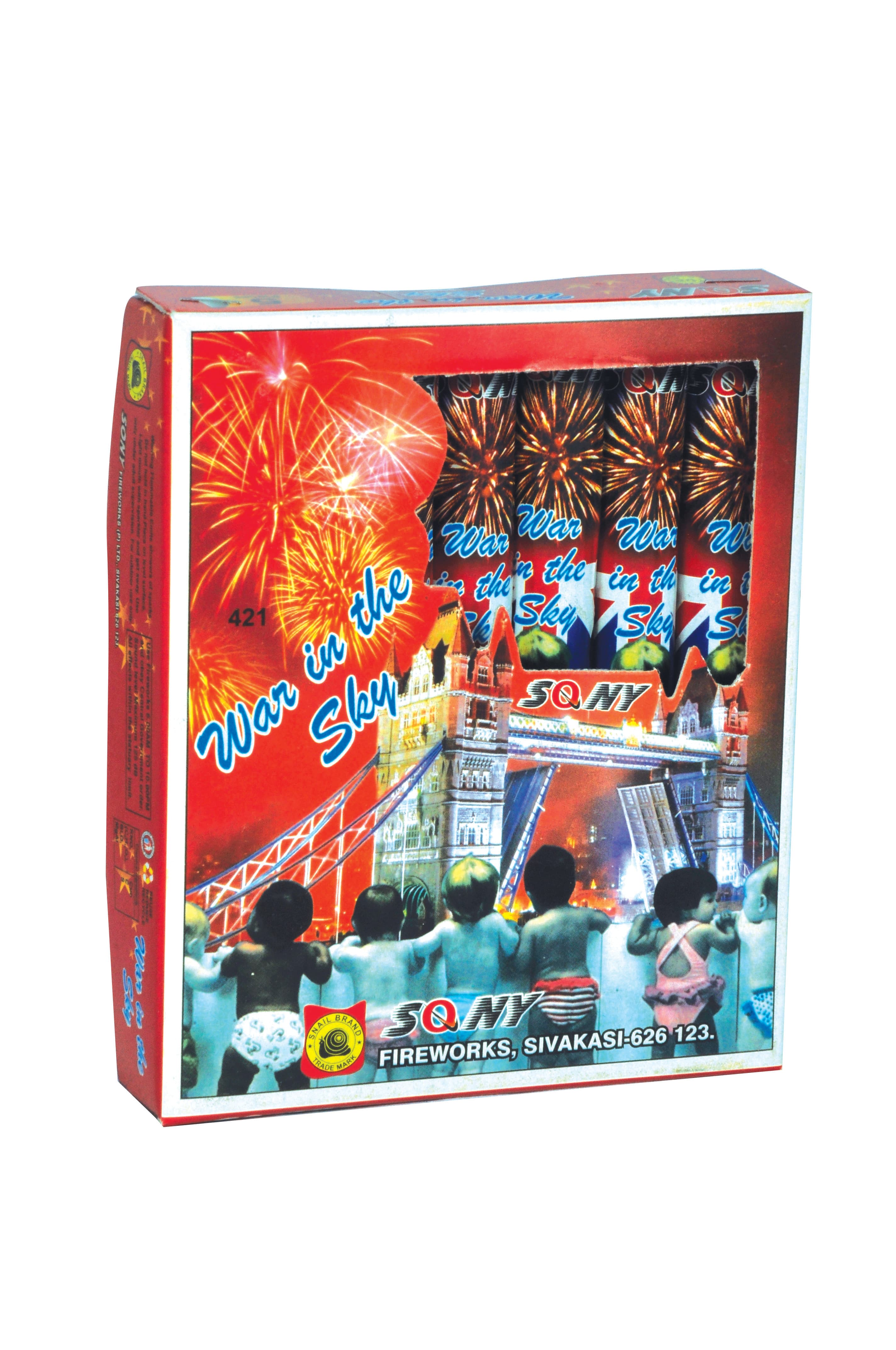 War In The Sky (5 Pieces) – Explosive Aerial Display Of Power | Sony Fireworks | Umayal Traders