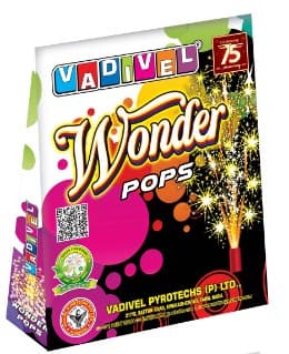 Wonder Pops (5 PCS/Box) – Fancy Fountain Crackers | Vadivel Fireworks | Umayal Traders