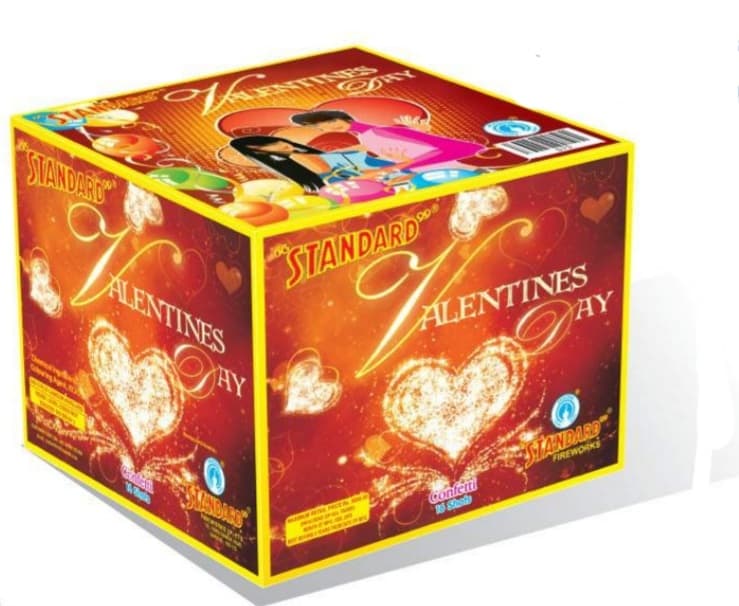 Valentine’s Day 16 Shot (1 Pc) – Standard Fireworks